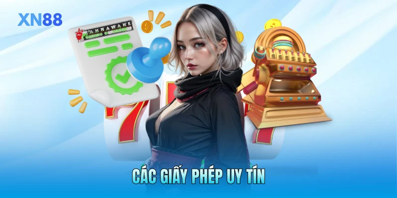 Các giấy phép uy tín Các giấy phép uy tín
